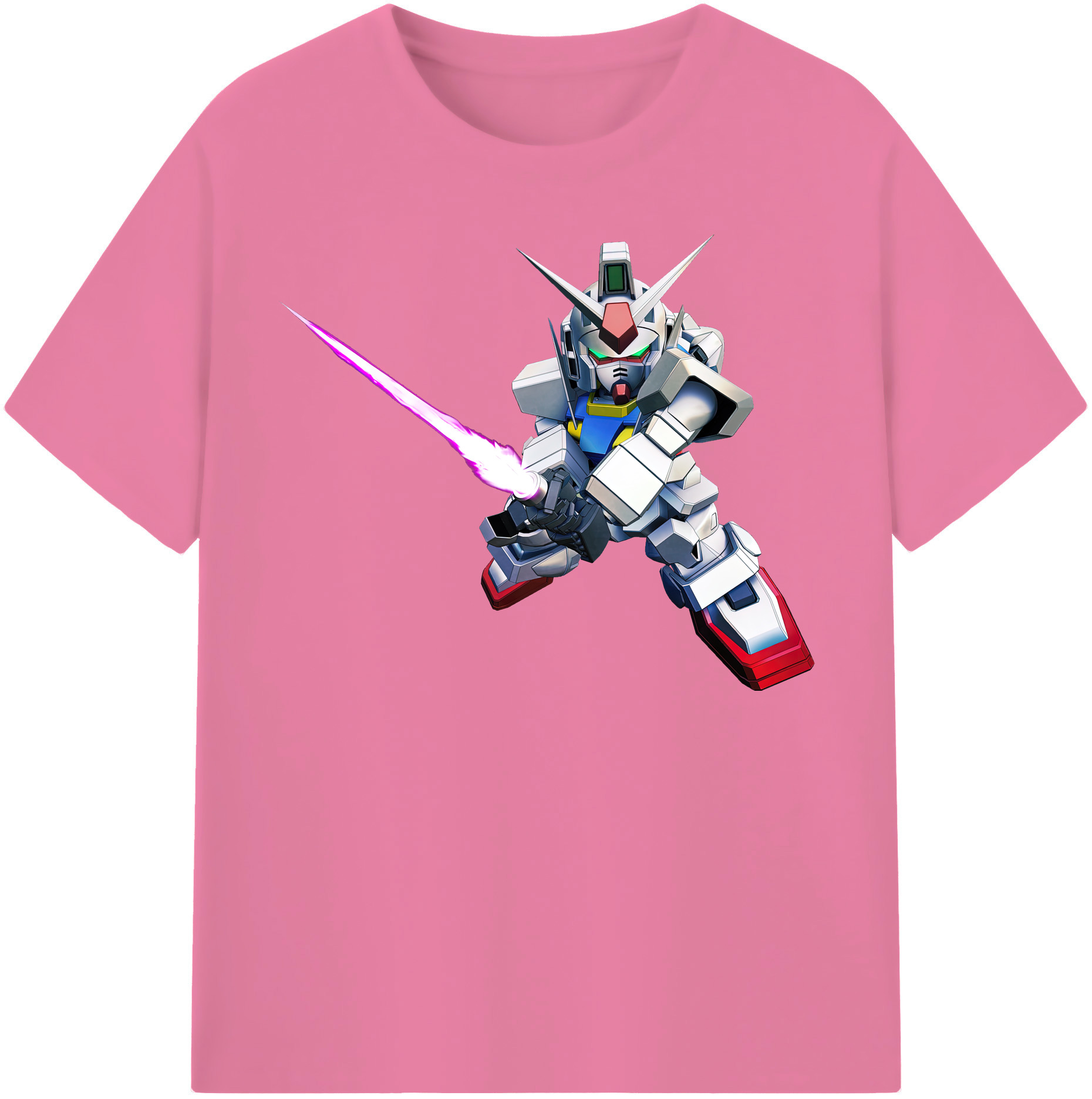 （画像用） 機動戦士ガンダム Mobile Suit Gundam 綿100％半袖Tシャツ（フロントプリント）